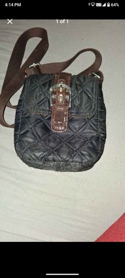 Black Quilted Crossbody Bag