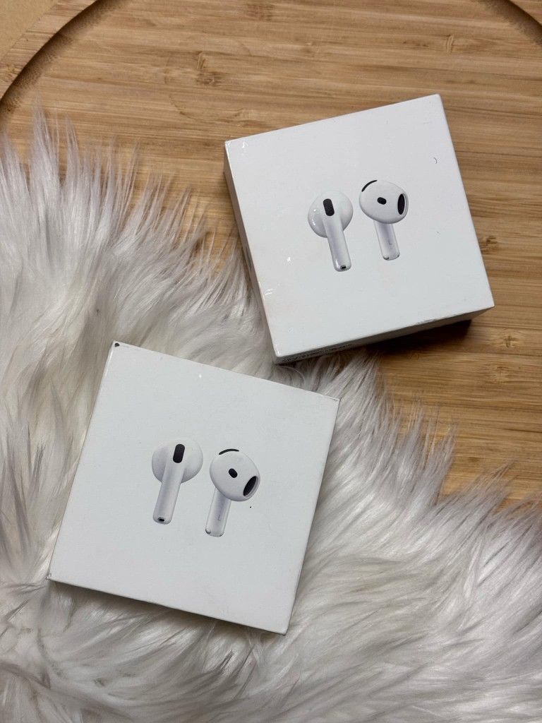 Apple Airpods 4 Bluetooth Headphones New - $1 To Take it Home same Day and Pay the Rest later!