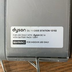 Dyson DC16 Base Docking Station And Main Plug