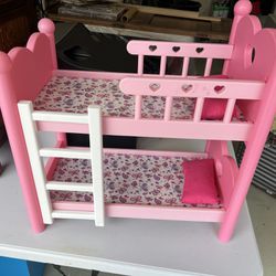 18in Doll bunk bed