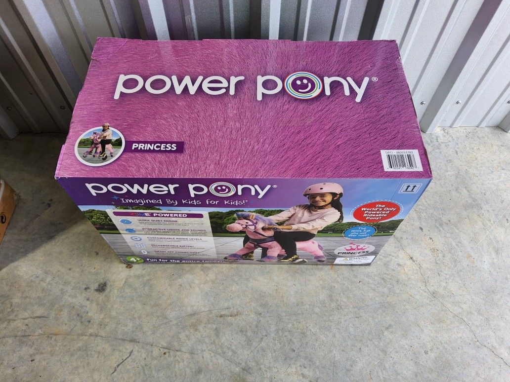 Powered Riding Pony ( Brand New And Factory Sealed  ) Over $100 Savings - New In Box Priness Toy