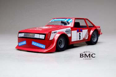 1979 Toyota Celica GT, red, 1:24 Diecast model car from Polistil, Made in Italy