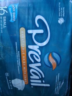 Prevail adult diapers small