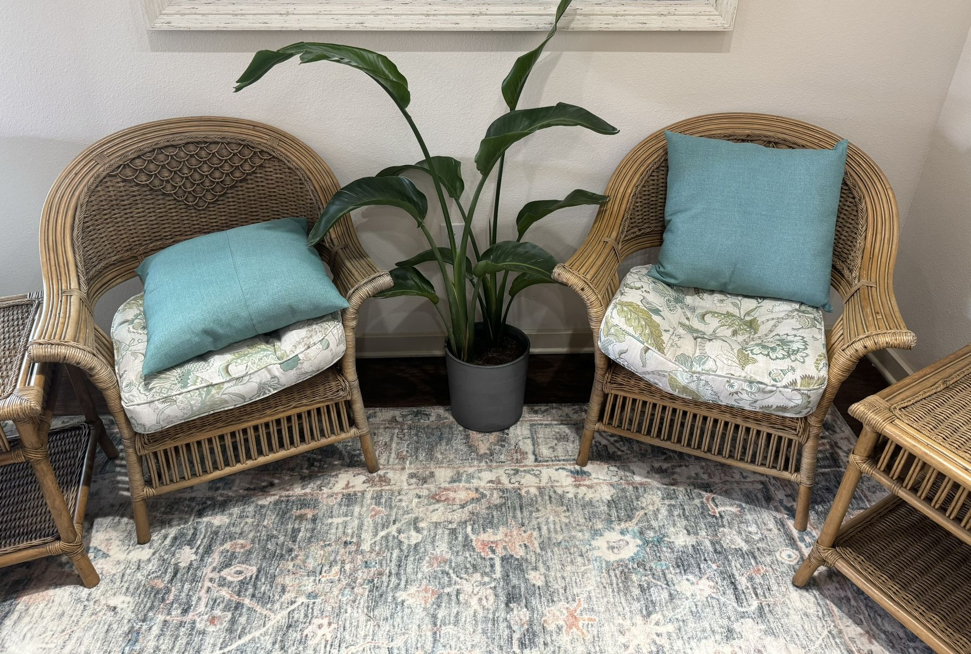 Rattan Boho Vintage Chairs 