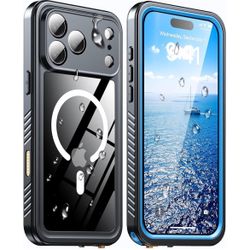 Brand: barleycase Magnetic for Phone 17 Pro Max Case, [IP68 Waterproof][Wireless Charging][Built-in Lens & Screen Protector][Military-Grade Drop Prote