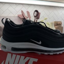 Nike Air Max 97, Black/White, Size 12