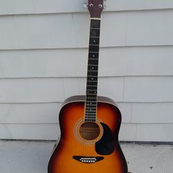 Vintage Harmony Acoustic Guitar 
