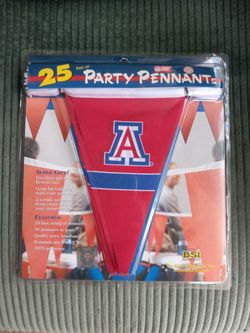 U of A Party Pennants 🏈🏀⚽️⚾️