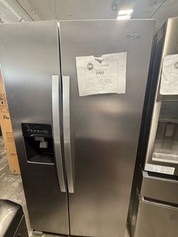 Whirlpool Side-by-Side Stainless Steel Refrigerator