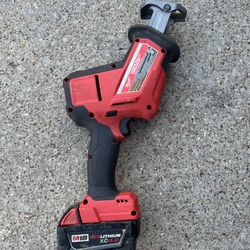 Milwaukee Hackzall 2719-20, and battery 