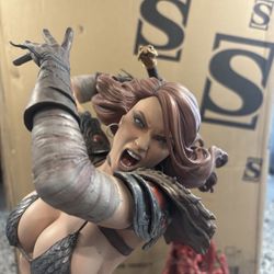 SIDESHOW RED SONJA A SAVAGE SWORD STATUE 1/4 PREMIUM FORMAT