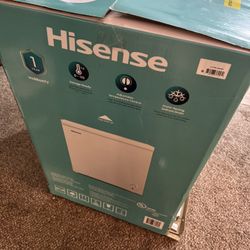 7 Cubic Foot Hisense chest freezer 