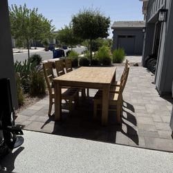 Solid Wood  Outdoor Dining Set