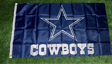 Cowboys flag size 5’x3’
