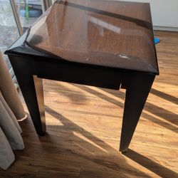 Wood Side Table