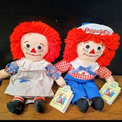 1991 Raggedy Ann/Andy Dolls
 (w/tags)**Excellent Condition**