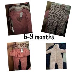 Baby girl clothes 6-12 months 