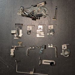 Vintage Greist Sewing Machine Attachments 13-Pc Lot | Low Shank Ruffler, Binder, Hemmers, Guides | Singer Featherweight 221 Compatible