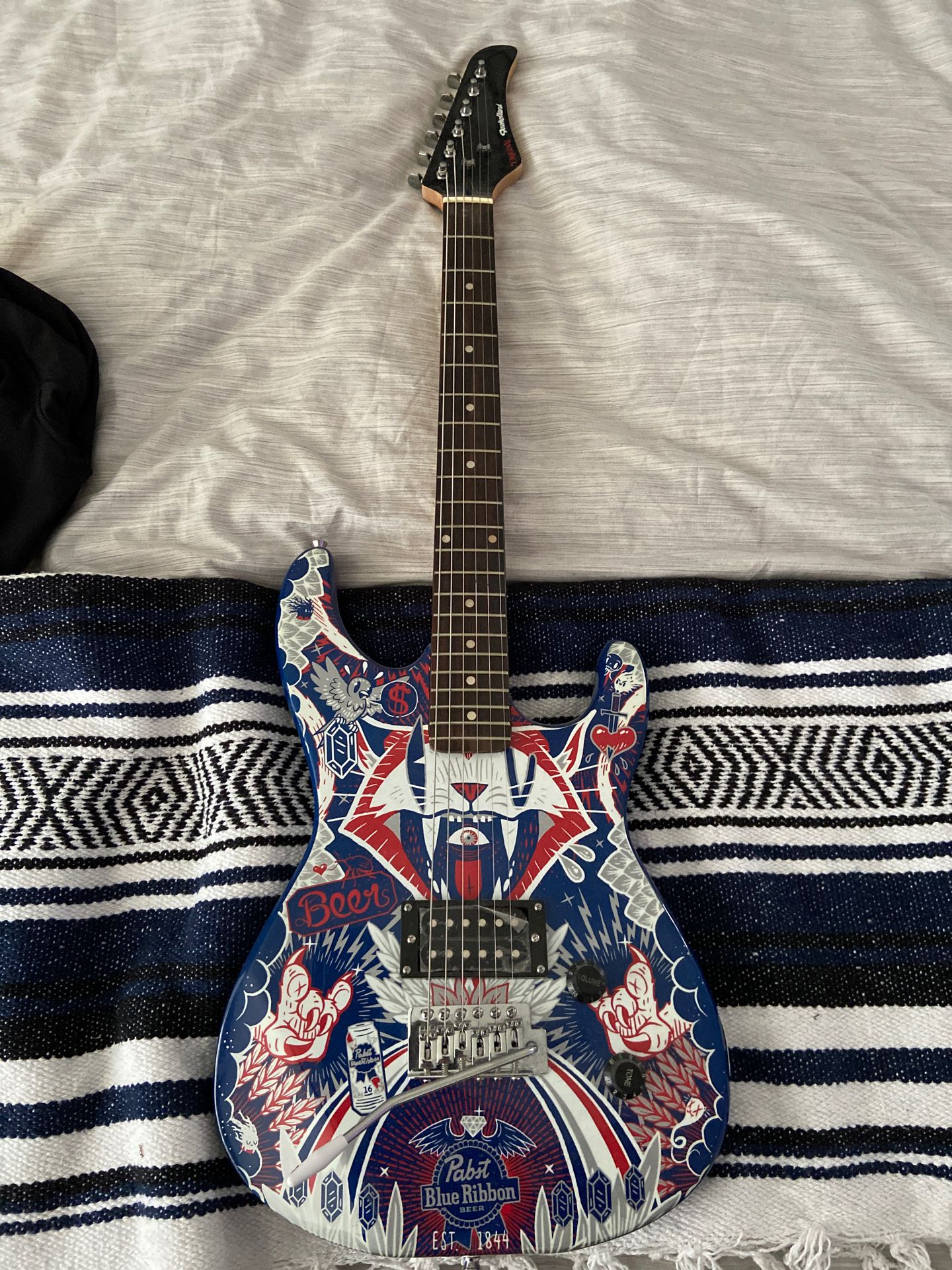 Pabst Blue Ribbon Electric Guitar