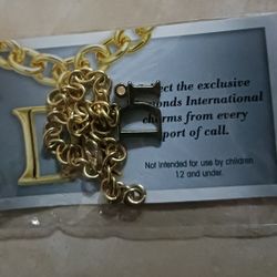 NEW SEALED Diamond International Charm Bracelet 