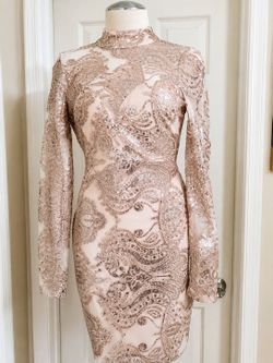 Rose gold dress