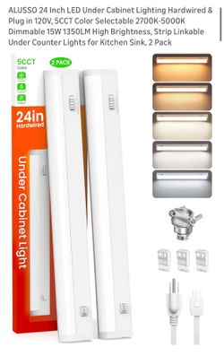 ALUSSO new 2 PK 24” LED undercabinet lighting