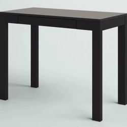 Black Writing Desk with Drawer
