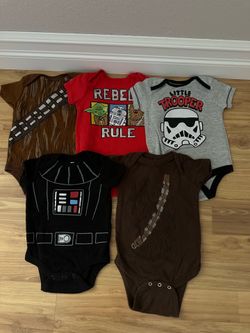 Star Wars onesies 3-6 months Star Wars onesies