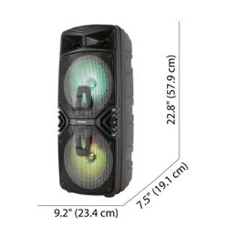 NEW IN BOX. BLUETOOTH LED LIGHT UP SPEAKER