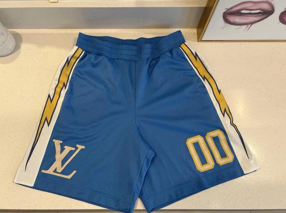 -Louis Vuitton Virgil Abloh Sportyjersey Short With Patch Size M