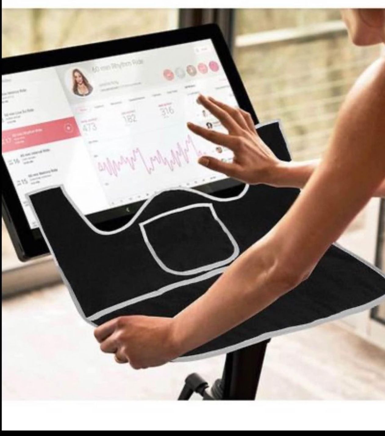 Brandnew Anti-Slippery Handlebar Sweat Towel for Peloton Spin Bike, pelaton assecories