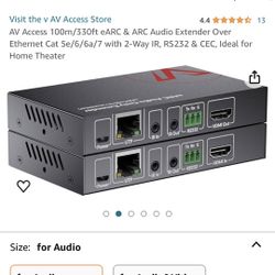 AVAccess eARC100 Audio Only Extender
