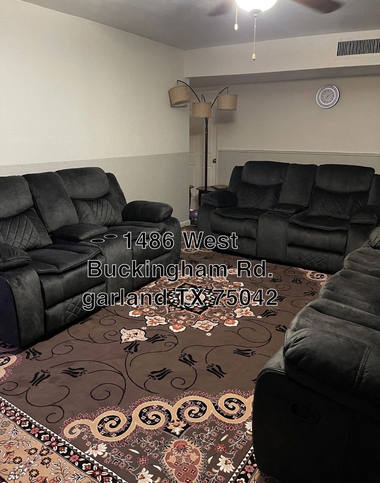 Furniture Living Room Sofa Loveseat Set 