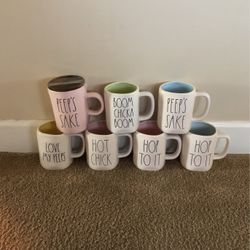 Rae Dunn Easter Mugs Colored Inside 