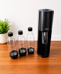 SodaStream Terra Black Soda Machine and Sparkling Water Maker Kit