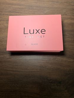 Luxe Lash & Brow Tint Kit Black Eyebrow Eyelash Dye Set New Open Box