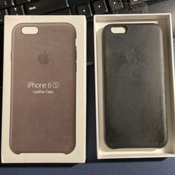 iPhone 7/ 6s Apple Black Leather Case 