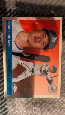 For sale or trade signed shohei ohtani baseball card