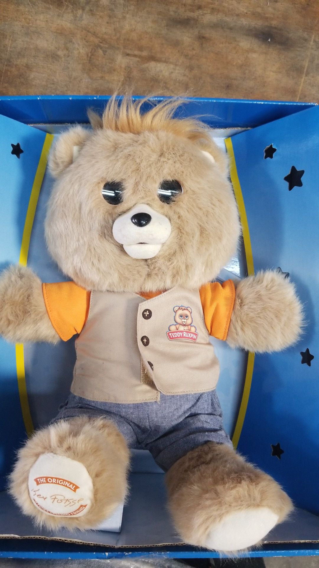 Teddy ruxpin storytelling bear