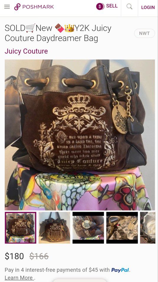 Y2K Juicy Couture Daydreamer Bag