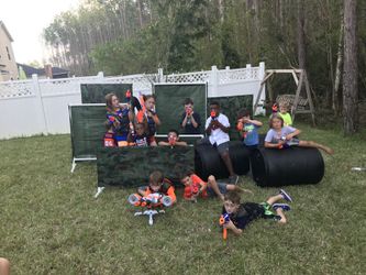 Nerf wars for parties!