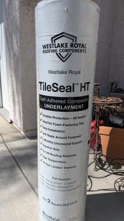 New Unopened Westlake Royal TileSeal HT Underlayment Roll (2 Square / 216 sq ft) - New / Unopened