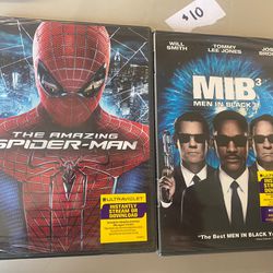 NEW Amazing Spiderman and Men in Black 3 - Sealed 