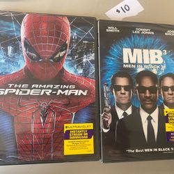 NEW Amazing Spiderman and Men in Black 3 - Sealed 