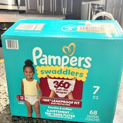 Pampers Size 7 Diapers 