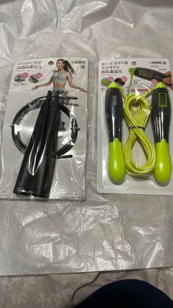 (NEW) Brand New Jump Ropes - Wire Speed Rope & Digital Counter Rope (2 Pack)