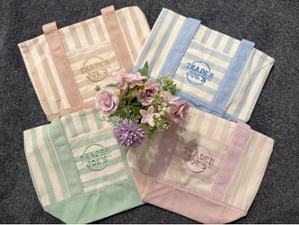 Trader Joe’s striped mini tote bags