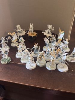 Warhammer 40k tzaangor enlightened and regular tzaangors