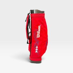 Vintage Wilson Golf Carry Bag | Red Blue White | Made in USA | 6-Way Top | Retro