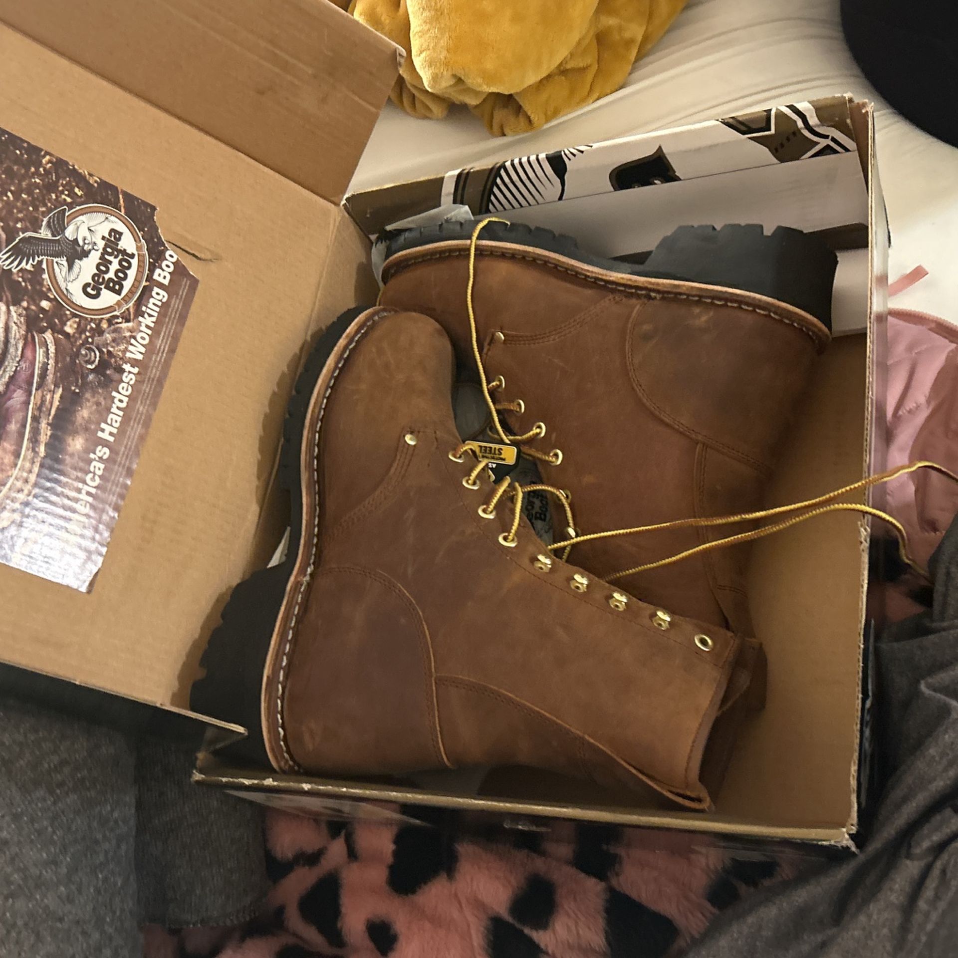 Georgia Boots Steel Toe 10.5